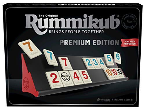 MELARQT Rummikub Premium Edition by Pressman - Das Original Rommé-Fliesenspiel, Silber (108647) von Pressman