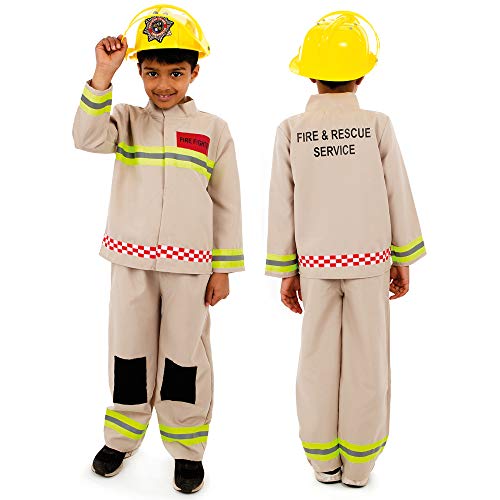 PRETEND TO BEE Deluxe Feuerwehrmann Kostüm für Kinder, Mehrfarbig, 3-5 Jahre von Pretend to Bee