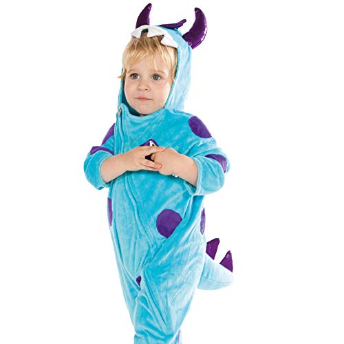 Pretend to Bee Dinosaurier Monster Strampler, DinosaurierKostüm für Kinder und Kleinkinder, Unisex, Blau und Lila, Einteiler, 2-3 Jahre von Pretend to Bee