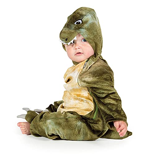 Pretend To Bee Onesie Baby-T-Rex-Dinosaurier-Kostüm für Kinder/Kleinkinder, offizielles Naturkundemuseum, Einteiler, Grün Mehrfarbig, 18-24 Monate von Pretend to Bee