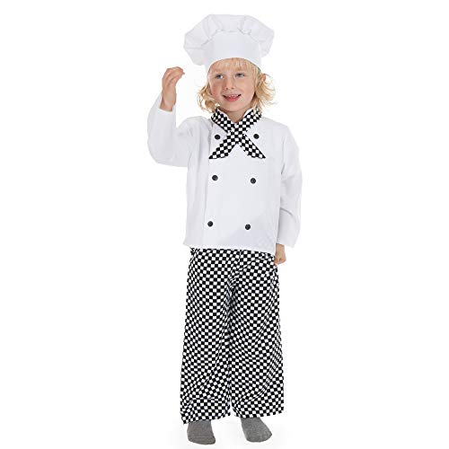 Pretend To Bee : Cooking Chef Koch/Bäcker Kostüm für Kinder/Kleinkinder, Schwarz und weiß, 2-3 Jahre von Pretend to Bee