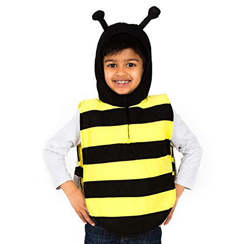 Pretend To Bee : Bee Costume for Kids Bumble Bienen-Tier-Wappenrock-Kostüm für Kinder, Schwarz Gelb, 3–7 Jahre von Pretend to Bee