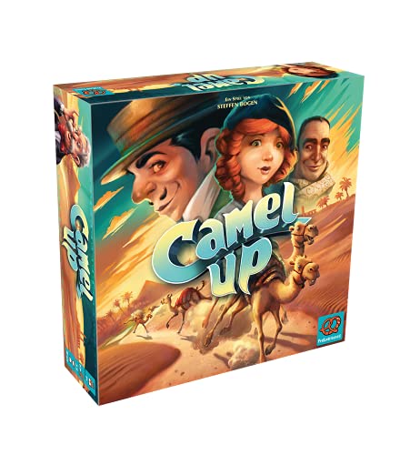 Pretzel Games, Camel Up, Familienspiel, Spiel des Jahres 2014, 3-8 Spieler, Ab 8+ Jahren, 30+ Minuten, Deutsch, Mehrfarbig, Bunt von Pretzel Games