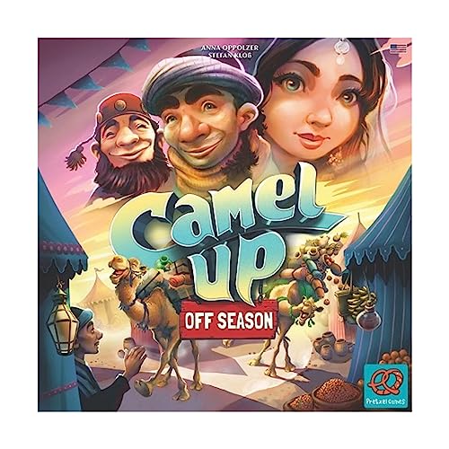 Plan B Games, Camel Up: Off Season, Board Game, Ages 8+, 3-5 Players, 45 Minutes Playing Time,PBGPZG20090EN von Pretzel Games