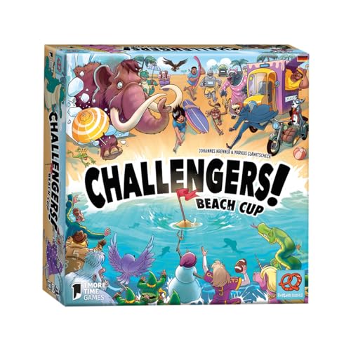 Pretzel Games, Challengers! Beach Cup, Kennerspiel, Kartenspiel, 1-8 Spieler, Ab 8+ Jahren, 45 Minuten, Deutsch von Pretzel Games