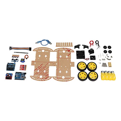 Prevessel Smart Robot Car Chassis Kit Tracking Motor Robot Smart Car Plattform für 4WD DIY von Prevessel