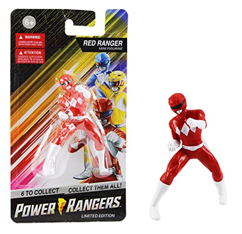 Limited Edition Power Rangers 6,3 cm Minifigur – Red Ranger von Prexio