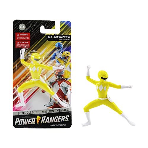 Limited Edition Power Rangers 6,3 cm Minifigur - Yellow Ranger von Prexio