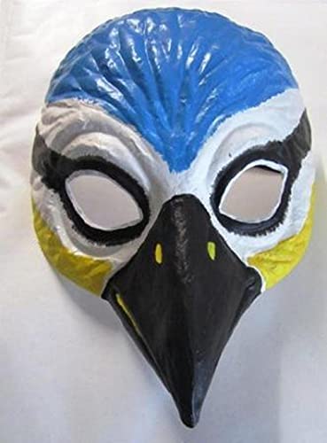 Prezer Blaumeise Maske Theatermaske für Kinder und Erwachsene von Prezer