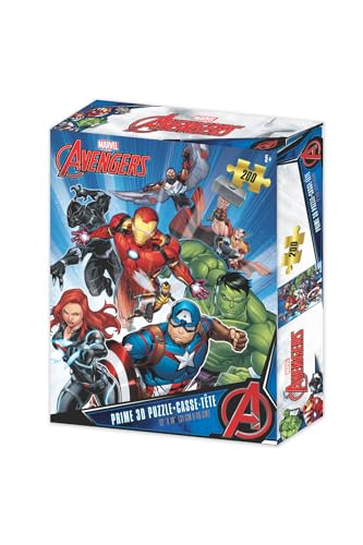 Prime 3D 33032 RD-RS263089 Marvel Avengers Figurenpuzzle 200 Stück, bunt, único von Prime 3D