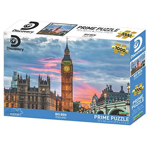 Discovery Big Ben Puzzle mit 1000 Teilen von Prime 3D