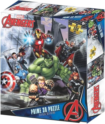 Prime 3D MA32549 Avengers 3D-Puzzle, Mehrfarbig von Prime 3D