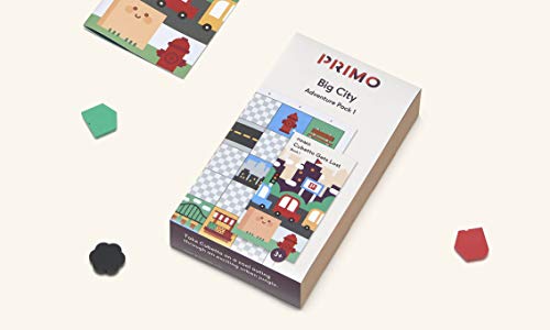 Primo Toys MINT Robotics Erweiterungsset Cubetto MINT Coding Abenteuer Paket 'Großstadt-Dschungel' von Primo Toys