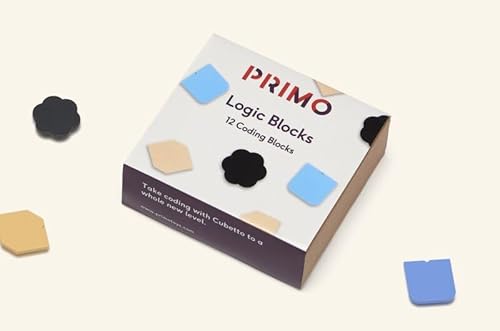 Primo Toys Cubetto Accessory - Zubehör für Cubetto - Logic Blocks, Funktion Blöcke - Alter: 6 - 12 Jahre von Primo Toys