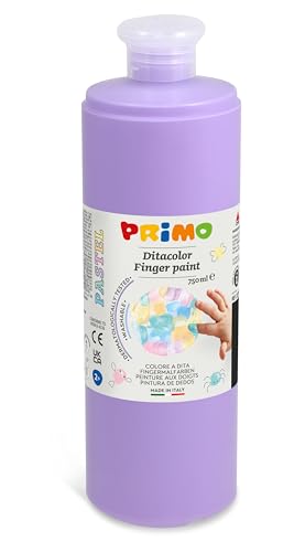 PRIMO – Abwaschbare Temperafarben für Kinder 2 Jahren, 1 Temperafarben für Papier 750 ml, Hochwertige Temperafarben für Kinder zum Bemalen Stoff, Glas, Malerei, Kreative Arbeiten für Kinder und Hobbys von Primo