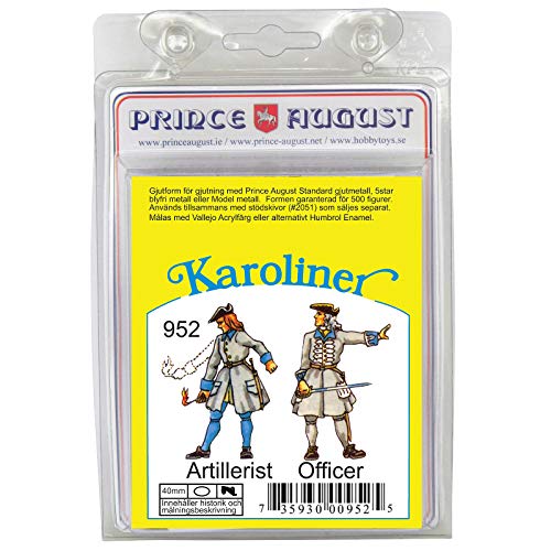 Unbekannt Prinz August Hobby Gießform – Karoliners Artillery Crew PAS952 von Prince August