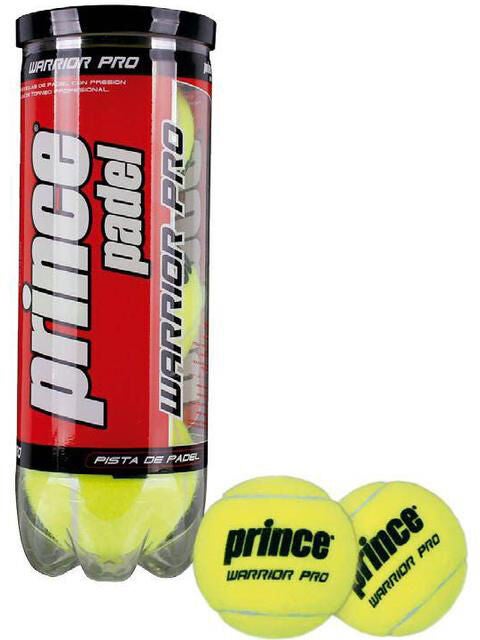 Prince Warrior Pro Padelbälle 3er-Pack, Gelb von Prince