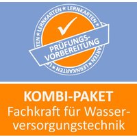 Kombi-Paket Fachkraft für Wasserversorgungstechnik - Lernkarten von Princoso