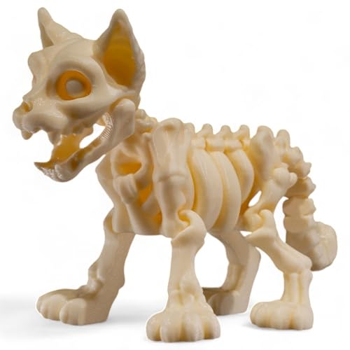 Skeleton Cat, gruselige, voll bewegliche Skelett-Katze von Printin3D