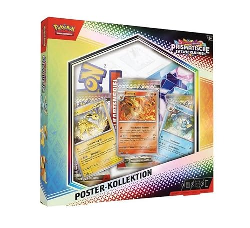 Pokemon-Sammelkartenspiel Poster-Kollektion Karmesin & Purpur – Prismatische Entwicklungen (3 Boosterpacks & 3 holografische Promokarten) - DE - Deutsch von Prismatische Entwicklungen