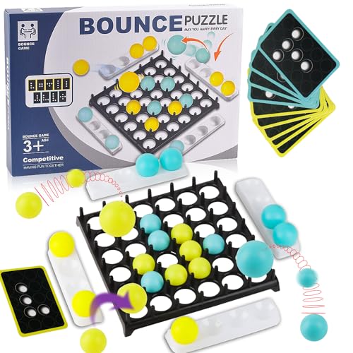 Prmape 30 Stück Bouncing Ball Tischspiel, Bounce Off Party Game Jumping Ball, Bounce Ball Party Game, Bounce Ball Spiel für Kinder und Eltern von Prmape