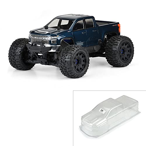 Pro-Line 1/8 2021 Chevy Silverado 2500 HD Clear Body: E-REVO 2.0 & MAXX von Pro-Line