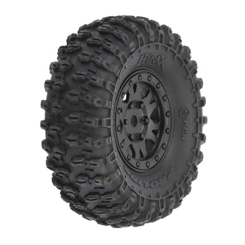 Pro-Line 1/24 Hyrax Front/Rear 1.0" Tires Mounted 7mm Black Impulse (4): SCX24 von Pro-Line