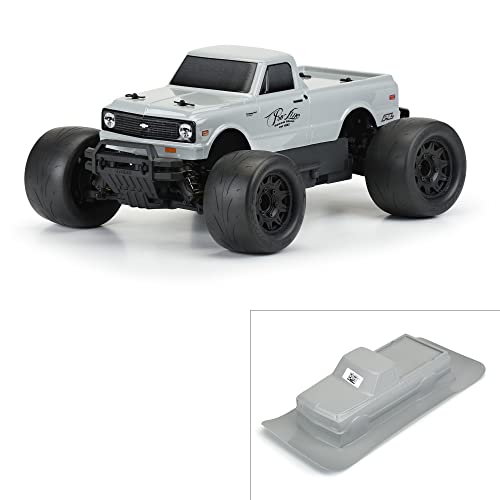 1/10 1972 Chevy C-10 Tough-Color Gray Body: Stampede & Granite von Pro-Line