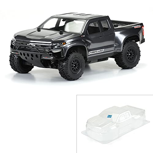 1/10 2019 Chevy Silverado Z71 Trail Boss Clear Body: Short Course von Pro-Line