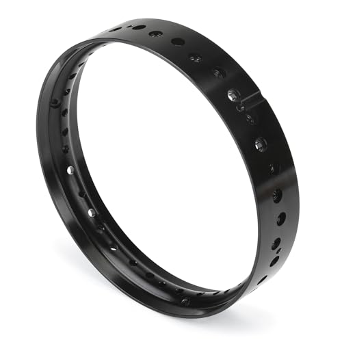 1/4 Pro-Spec Aluminum Front Rim Black: Promoto-MX von Pro-Line