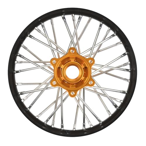 1/4 Pro-Spec Aluminum V2 Bead Rear Wheel Black/Gold (1): Promoto-MX von Pro-Line