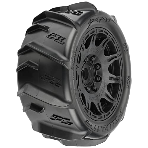 1/6 Dumont Sand/Snow F/R 5.7" Tires MTD 24mm Black Raid (2) von Pro-Line