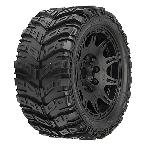 Pro-Line 1/6 Masher X HP Belted Fr/Rr 5.7" MT Tires Mounted 24mm Black Raid (2) von Pro-Line