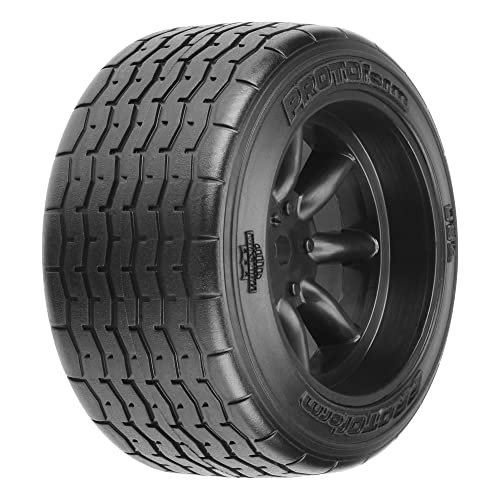 PROTOform 1/10 VTA Rear 31mm VTA Tires Mounted 12mm Black Wheels (2) von Pro-Line