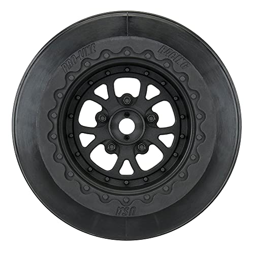 Pro-Line 1/10 Pomona Drag Spec Rear 2.2"/3.0" 12mm Drag Wheels (2) Black von Pro-Line