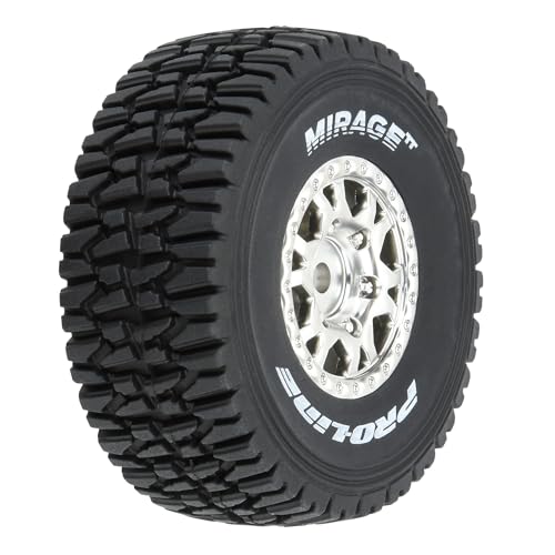 Pro-Line 1/16 Mirage TT F/R Tires MTD 12mm Silver Impulse (4): Mojave Grom von Pro-Line