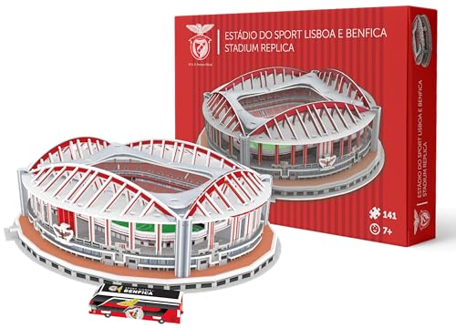 Tiger Merchandising 3D Jigsaw Puzzle of Benfica Stadium - 179 Pieces | Home of Benfica Football Club | Portuguese Premier League FC Football Gifts for Age 7+ von Pro-Lion