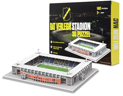 Pro-Lion 3D Jigsaw Puzzle of Rat Verlegh Stadium - 140 Pieces | Home of NAC Breda| Eredivisie Gifts for Age 7+ Pro-Lion 3D Jigsaw Puzzle of Rat Verlegh Stadium - 140 Pieces | Home of NAC Breda| Eredivisie Gifts for Age 7+ von Pro-Lion