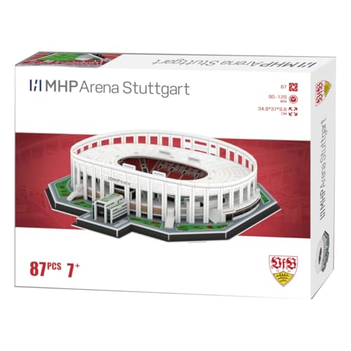 Pro-Lion 3D Jigsaw Puzzle of MHP Arena Stuttgart - 87 Pieces | Home of VfB Stuttgart| German Bundesliga Gifts for Age 7+ Pro-Lion 3D Jigsaw Puzzle of MHP Arena Stuttgart - 87 Pieces | Home of VfB Stuttgart| German Bundesliga Gifts for Age 7+ von Pro-Lion