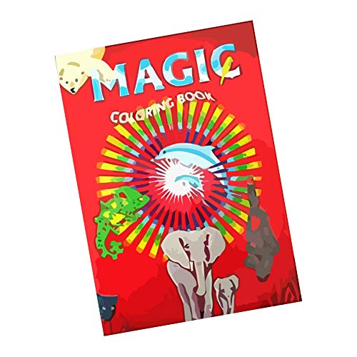 Magic Coloring Book (A5-Format) Das Zauber-Malbuch das sich selbst ausmalt | Zauberbuch inkl. deutschsprachiger Anleitung | Zaubertricks für Entertainer | Zauberartikel, Zaubern lernen, Zauber-Trick von ProTriXX