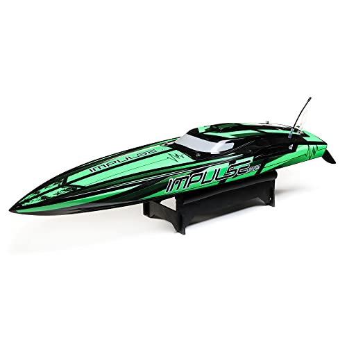 Proboat Impulse 32" Brushless Deep-V RTR with Smart, Black/Green von Proboat