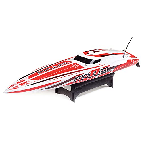 Proboat Impulse 32" Brushless Deep-V RTR with Smart, White/Red von Proboat