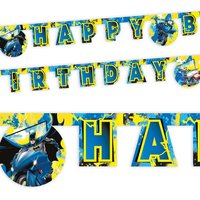 Batman Buchstabenkette, 2m lang, Happy Birthday von Procos