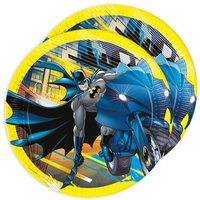 Batman Partyteller, 8 Stück, Ø 22,5cm von Procos