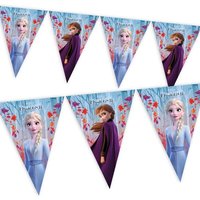 Frozen 2 - Wimpelkette, 1 Stk, mit Anna und Elsa, 2,3m von Procos