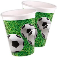 Fußball Pappbecher, 8 Stk., 200ml von Procos