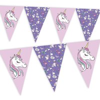 Minnie Maus Einhorn Wimpelkette, Folie, 2,3m lang von Procos