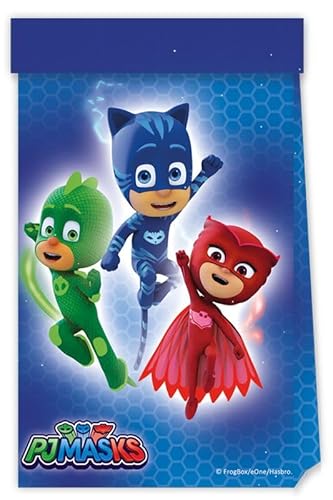 PJ Masks Pyjamahelden 4 Papiertüten von Procos