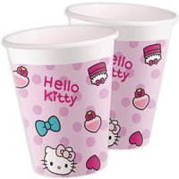 Partybecher Hello Kitty im 8er Pack, 200ml von Procos