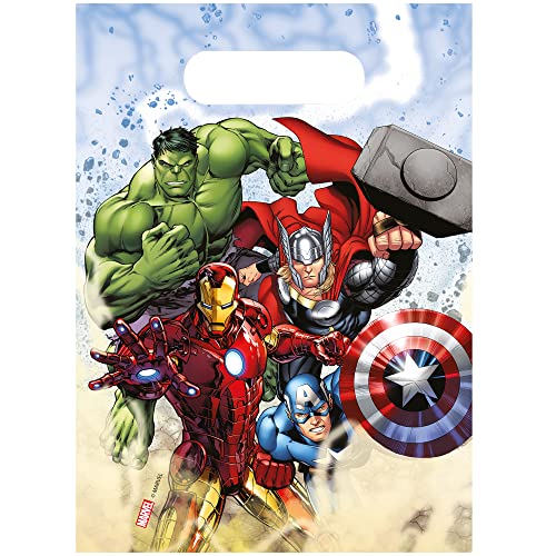 Procos 35134 Avengers Party Bags, Mehrfarbig von Procos